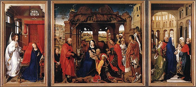 Rogier van der Weyden, Trittico di santa Colomba, Alte Pinakothek