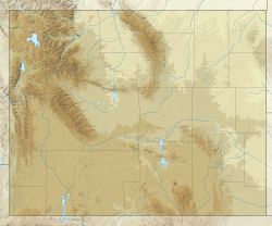 USA Wyoming relief location map.svg