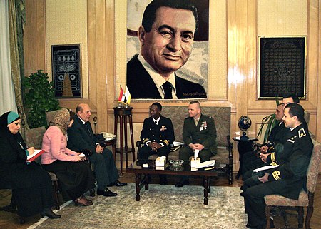 US Navy 090223-N-1907H-045 USS San Antonio (LPD 17) senior officers meet with Alexandria Gov. Gen. Adel Labib.jpg