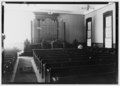 VIEW ON MAIN FLOOR, TOWARD NORTH - First Presbyterian Church, Main Street and Wilson Avenue, Eutaw, Greene County, AL HABS ALA,32-EUTA,10-6.tif