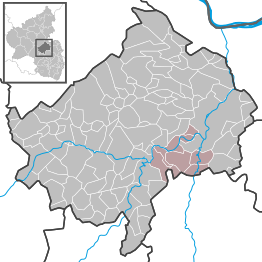 Kaart van Bad Münster am Stein-Ebernburg