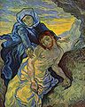 Pietato laŭ Delacroix, Vincent van Gogh, 1889
