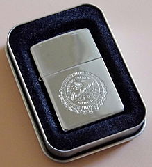 File:Vintage Zippo Cigarette Lighter With Budweiser Logo, Made In