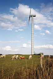 Windrad in der Gemeinde Wandlitz