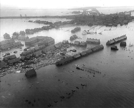 Zuid-Beveland, en la inundació del 1953