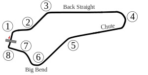 Watkins Glen; modified version to represent the circuit from 1956-1970