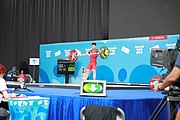 Deutsch: Gewichtheben bei den Olympischen Jugendspielen 2018; Tag 1, 7. Oktober 2018; Jungen 56 kg English: Weightlifting at the 2018 Summer Youth Olympics at 7 October 2018 – Boys' 56 kg