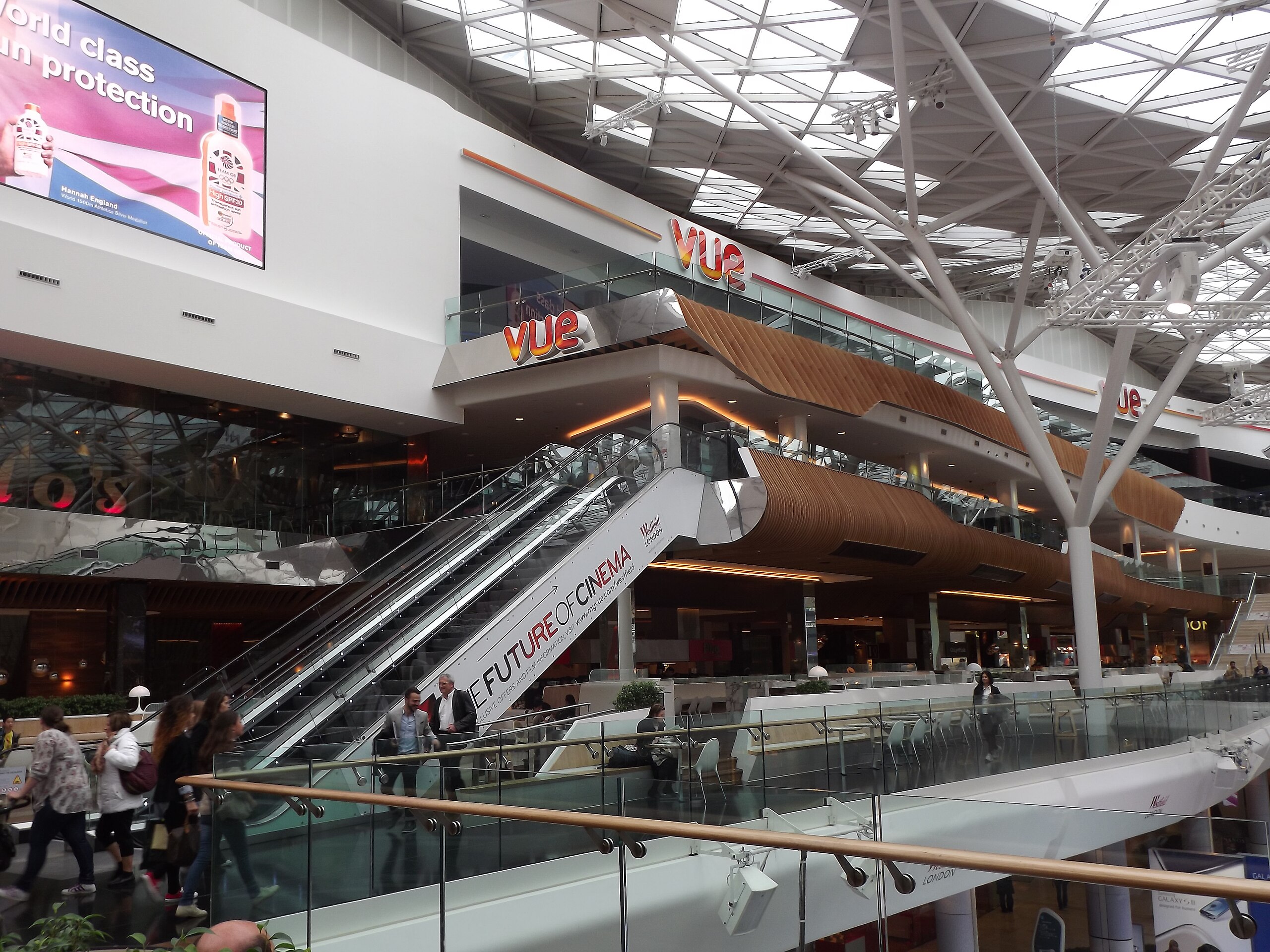 I visited both of London's Westfield shopping centres and one was