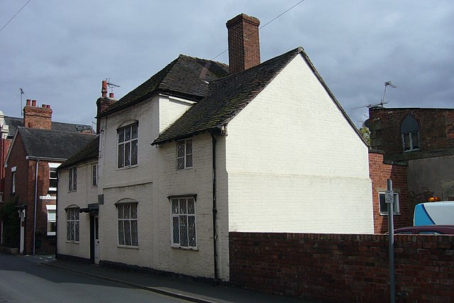 House in Wem, Shropshire where the Reverend William Hazlitt and his family lived between 1787 and 1813