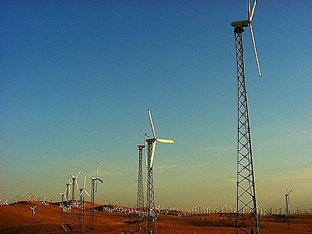 Older wind turbines Wind energy converter5.jpg