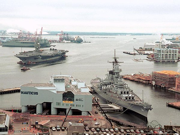 USS Wisconsin is one of four Iowa class battleships opened to the public as a museum (berthed at Nauticus in Norfolk, VA)