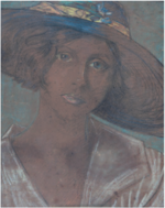 Witkacy - Portrait of a Girl, c.1922.png