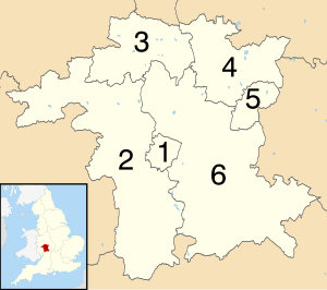 Worcestershire: Histoire, Subdivisions, Politique