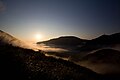 Matahari terbenam di Yangmingshan