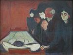 'At the Deathbed' by Edvard Munch, 1895, Bergen Kunstmuseum.JPG