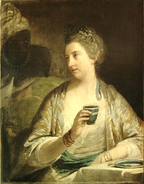 File:'Portrait of Mrs. Reid in the Character as a Sultana' by Robert Edge Pine, 1763.jpg