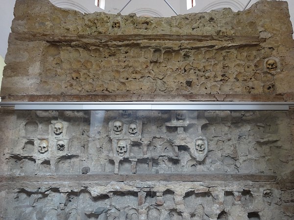 The Skull Tower in Niš. Following the Battle of Čegar (1809), it was built from the heads of slain Serbs by the order of the Ottoman general Hurshid P