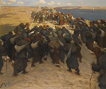 Виктор И. Зарубин - Толпа паломников (1903).jpg