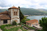 Церковь Св. Богородицы Челницы и Охридское озеро