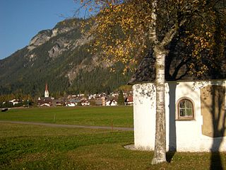 Elmen Place in Tyrol, Austria