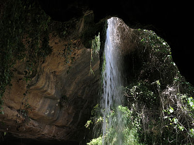 Waterfall of El Tenes at Sant Miquel del Fai, protected area of Bertí, by Enfo