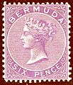 English: Bermuda issue 1903, Bright mauve SG10a Français : Violet Yvert N°7 Deutsch: ?