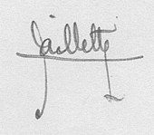 signature de Georges Caillette