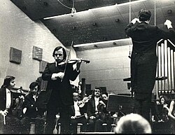 1973 - Presidential Symphony Orchestra, Tunç Ünver playing.jpg
