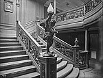 Le grand escalier arrière de l'Olympic