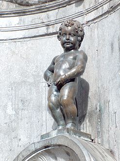 Ar Manneken Pis e Brusel (1619)