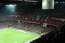 Curva Sud of the San Siro. 2009-08 Derby- AC Milan vs Inter at San Siro.jpg