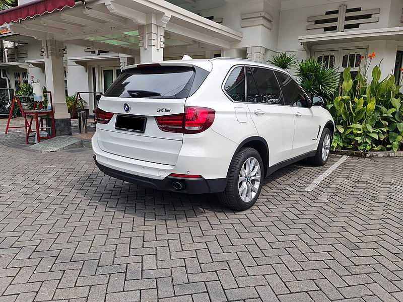File:2018 BMW X5 xDrive25d F15 (rear), Central Surabaya.jpg