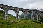 Glenfinnan Viaduct in Scotland.