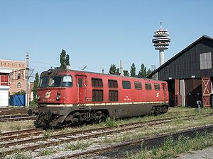 2050 017-9 towards the end of her career at the Vienna Ostbahnhof