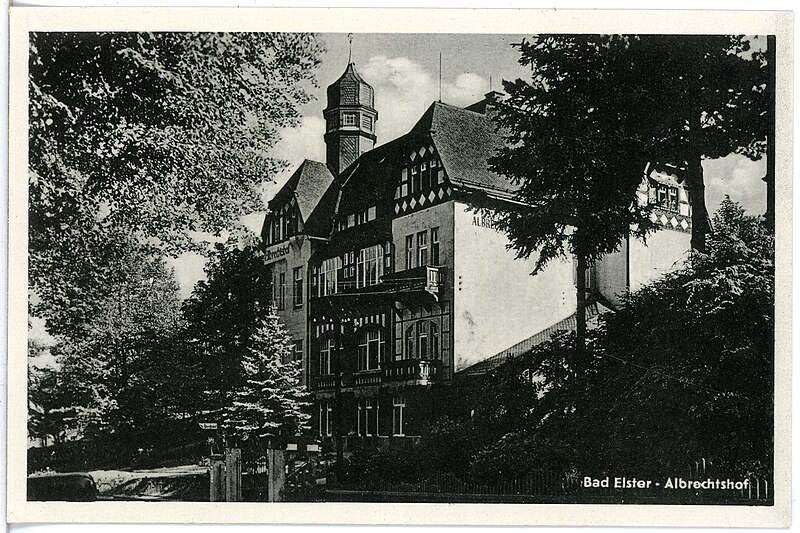 File:28146-Bad Elster-1950-Albrechtshof-Brück & Sohn Kunstverlag.jpg