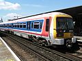 Class 465/0, no. 465034 at Waterloo East on 19 July 2003. This unit carries original Network SouthEast livery.