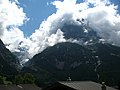 Deutsch: Blick aus Gydisdorf, Grindelwald, Schweiz English: View from Gydisdorf, Grindelwald, Switzerland Camera location 46° 37′ 28.1″ N, 8° 02′ 39.3″ E    View all coordinates using: OpenStreetMap