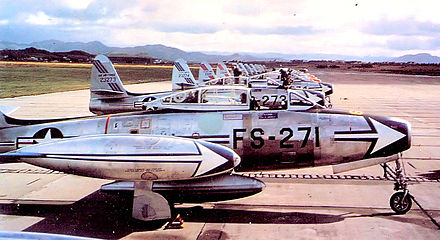 506th Strategic Fighter Wing F-84G Thunderjets 1954