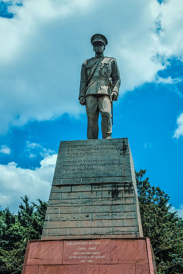 Statue of Sir Edward Mutesa II in Uganda