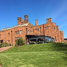 Abbey House was commissioned by Vickers and designed by Sir Edwin Lutyens Abbey House Hotel south elevation.JPG