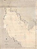 Thumbnail for File:Admiralty Chart No 2414 Gulf of Siam, Published 1855, Corrections to 1858.jpg