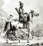 اک چرکسی جنگجو دی 1830ء دی مورت