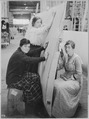 Airplane. Stretching linen covering on planes. (Women working) - NARA - 530711.tif