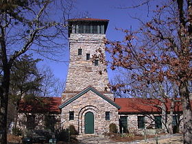 Bunker Tower on top of Cheaha Mountain