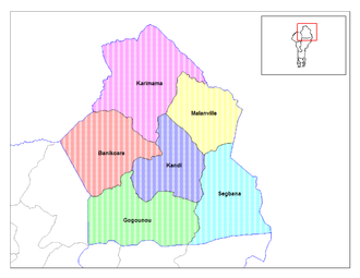 Communes of Alibori. Alibori communes.png