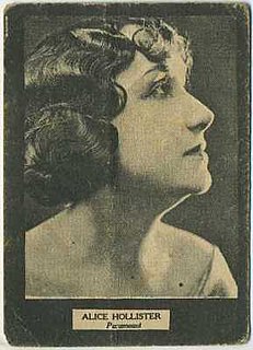 Alice Hollister American actress