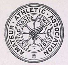 Original logo of the Amateur Athletic Association Amateur Athletic Association Logo.jpg