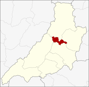 Amplasarea districtului în provincia Phrae