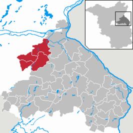 Kaart van Falkenberg-Höhe