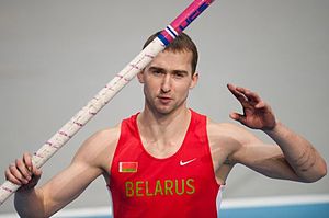 Tijdens de EK indoor 2011, Parijs